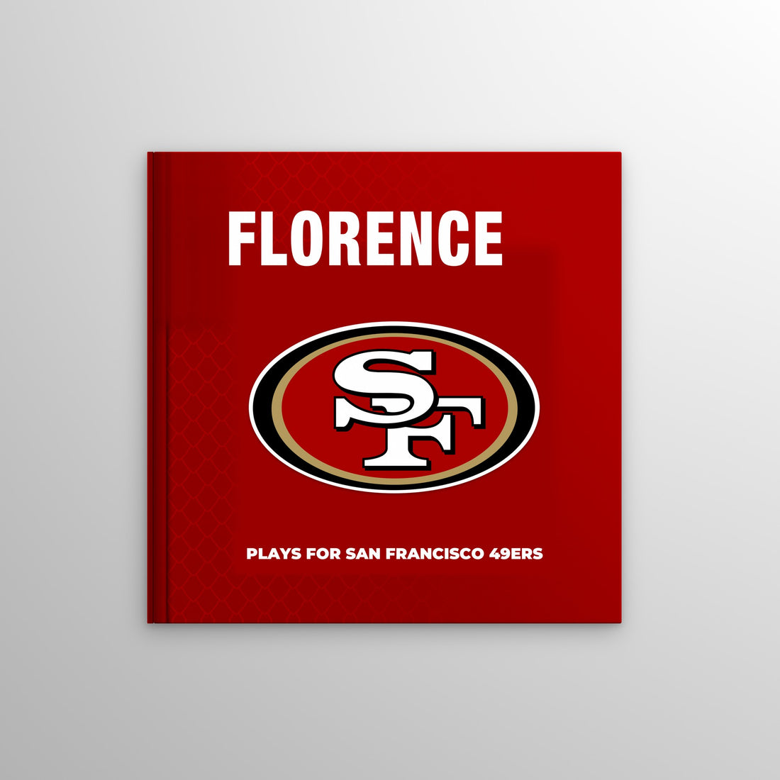San Francisco 49ers Personalised Storybook — Front cover