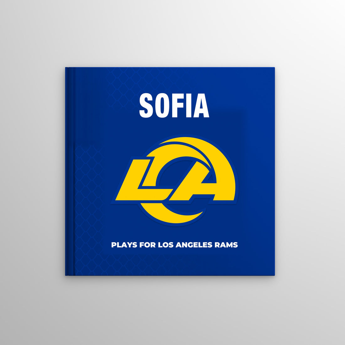 Los Angeles Rams Personalised Storybook — Front cover