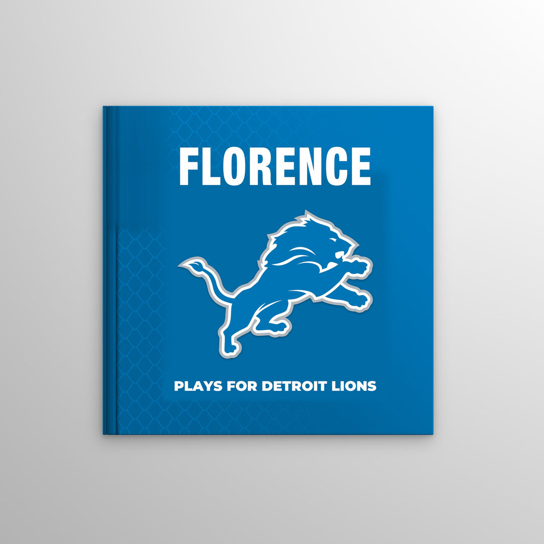 Detroit Lions Personalised Storybook — Front cover
