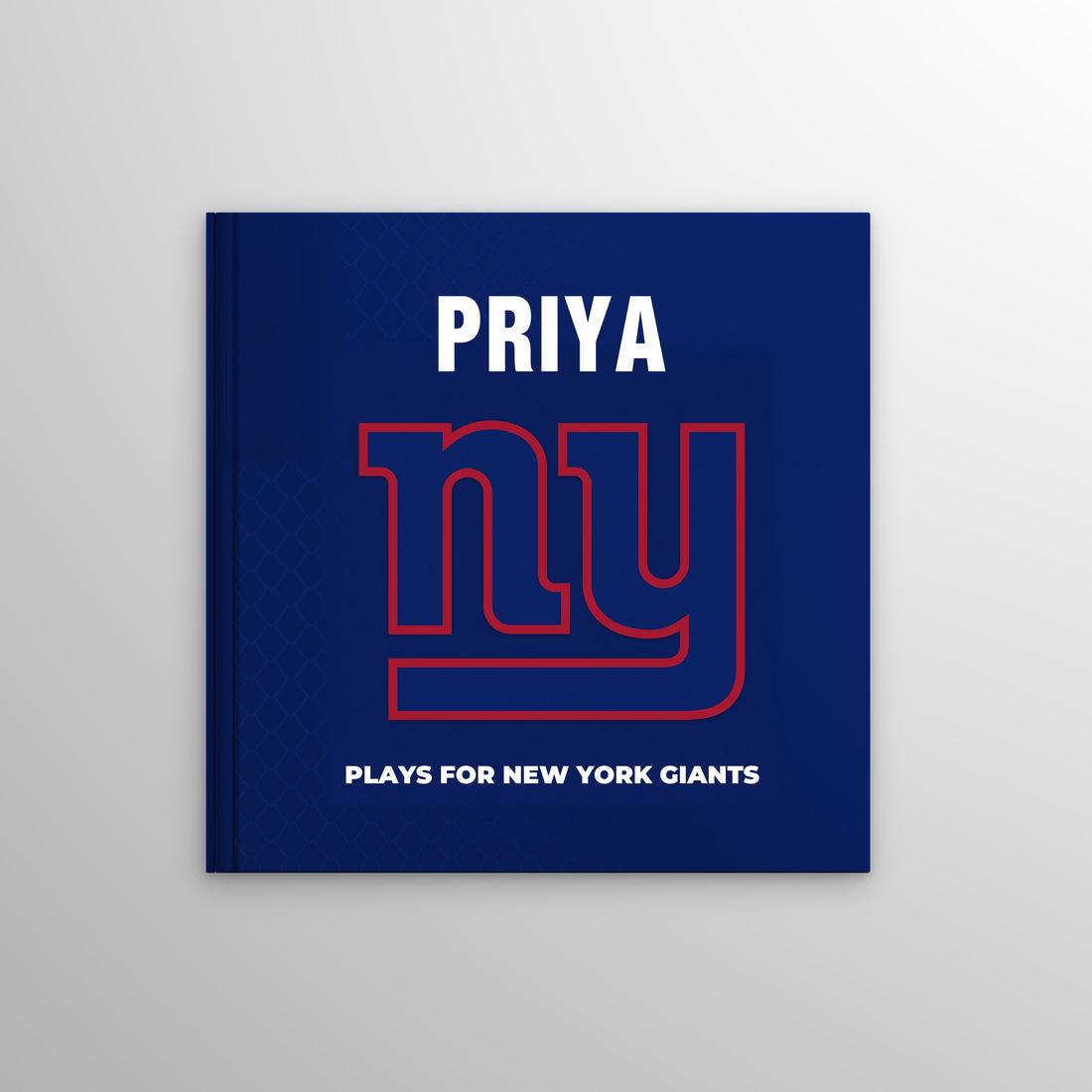New York Giants Personalised Storybook — Front cover