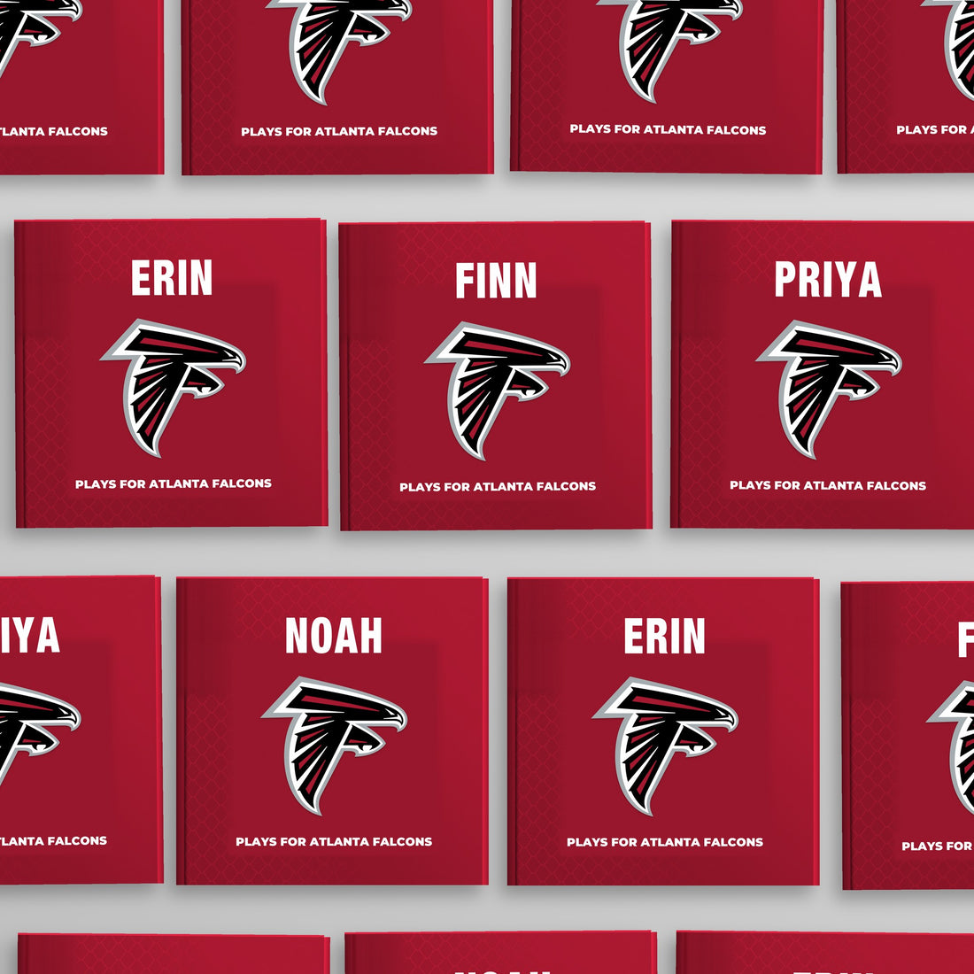 Atlanta Falcons Personalised Storybook — Every name belongs