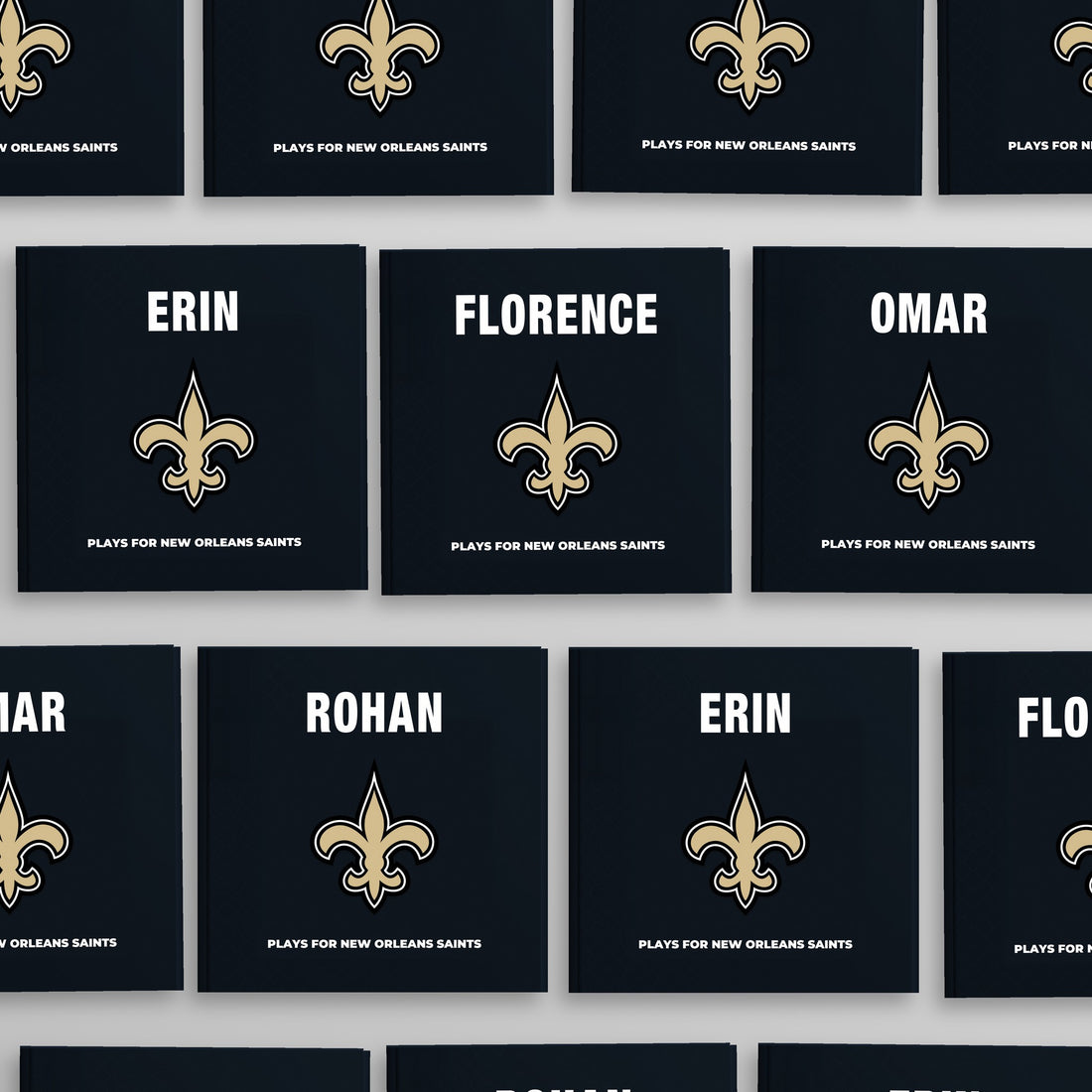 New Orleans Saints Personalised Storybook — Every name belongs