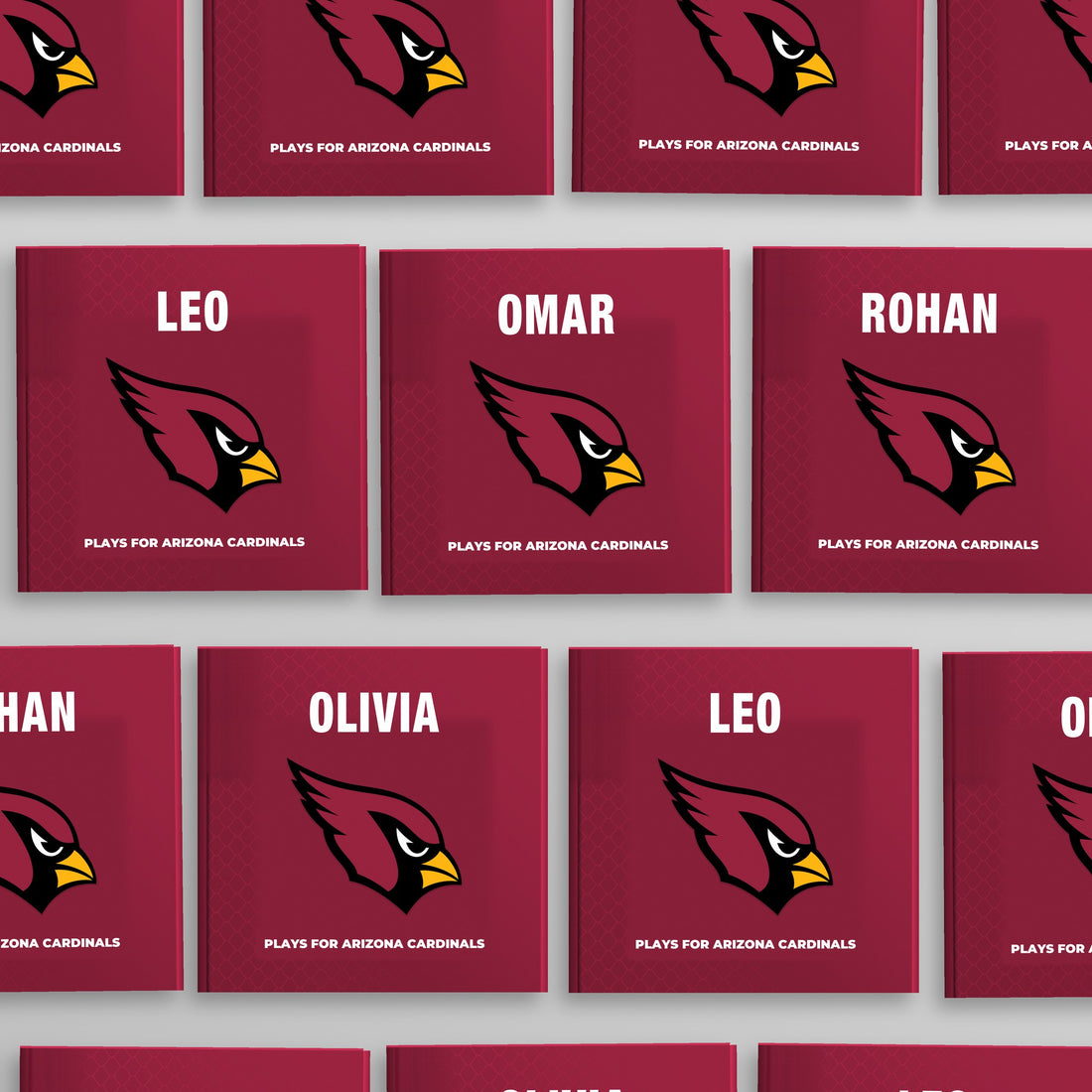 Arizona Cardinals Personalised Storybook — Every name belongs