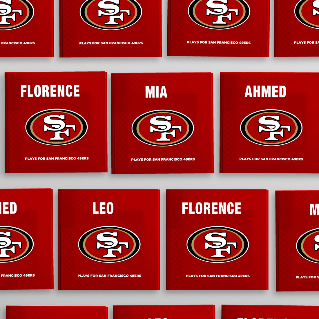 San Francisco 49ers Personalised Storybook — Every name belongs