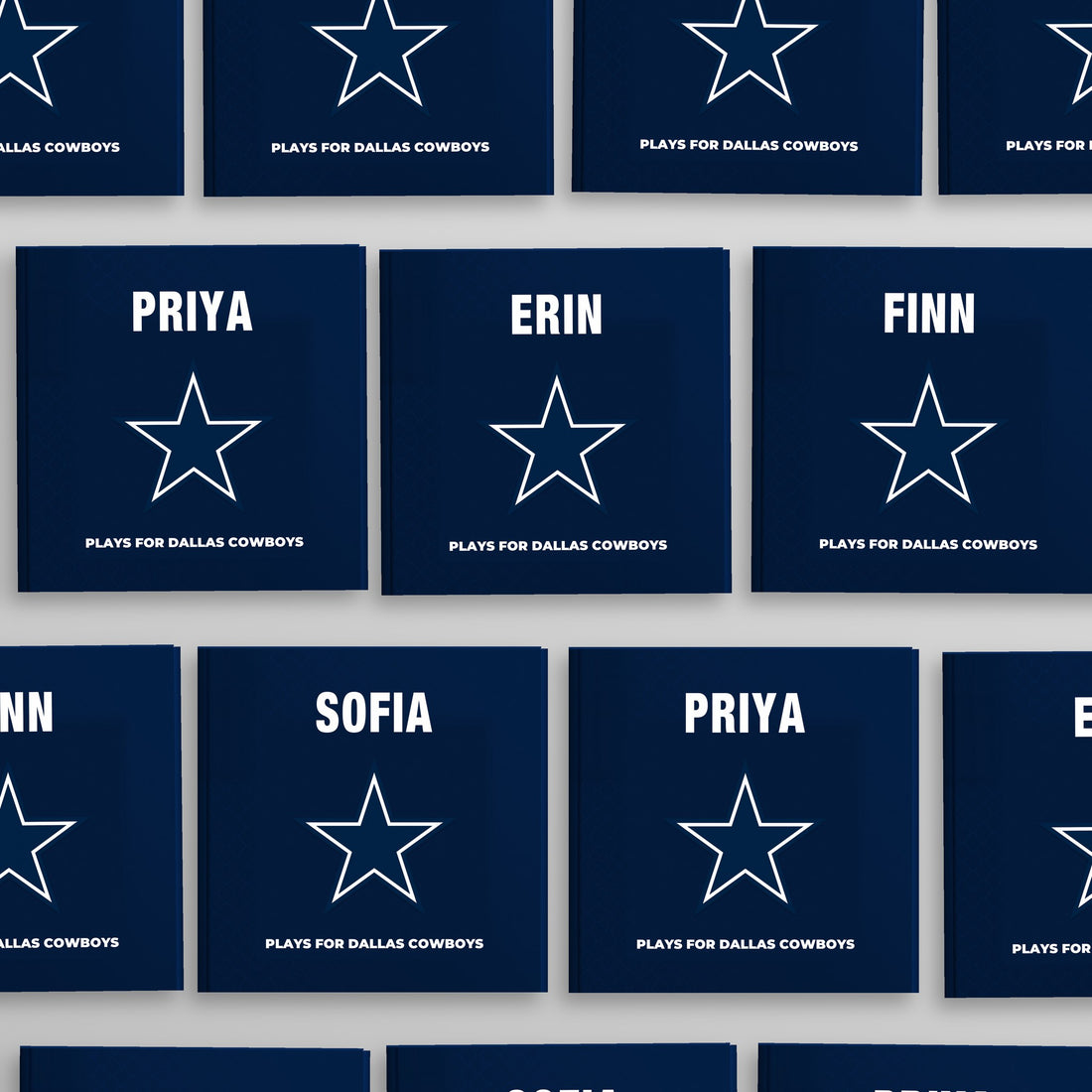 Dallas Cowboys Personalised Storybook — Every name belongs