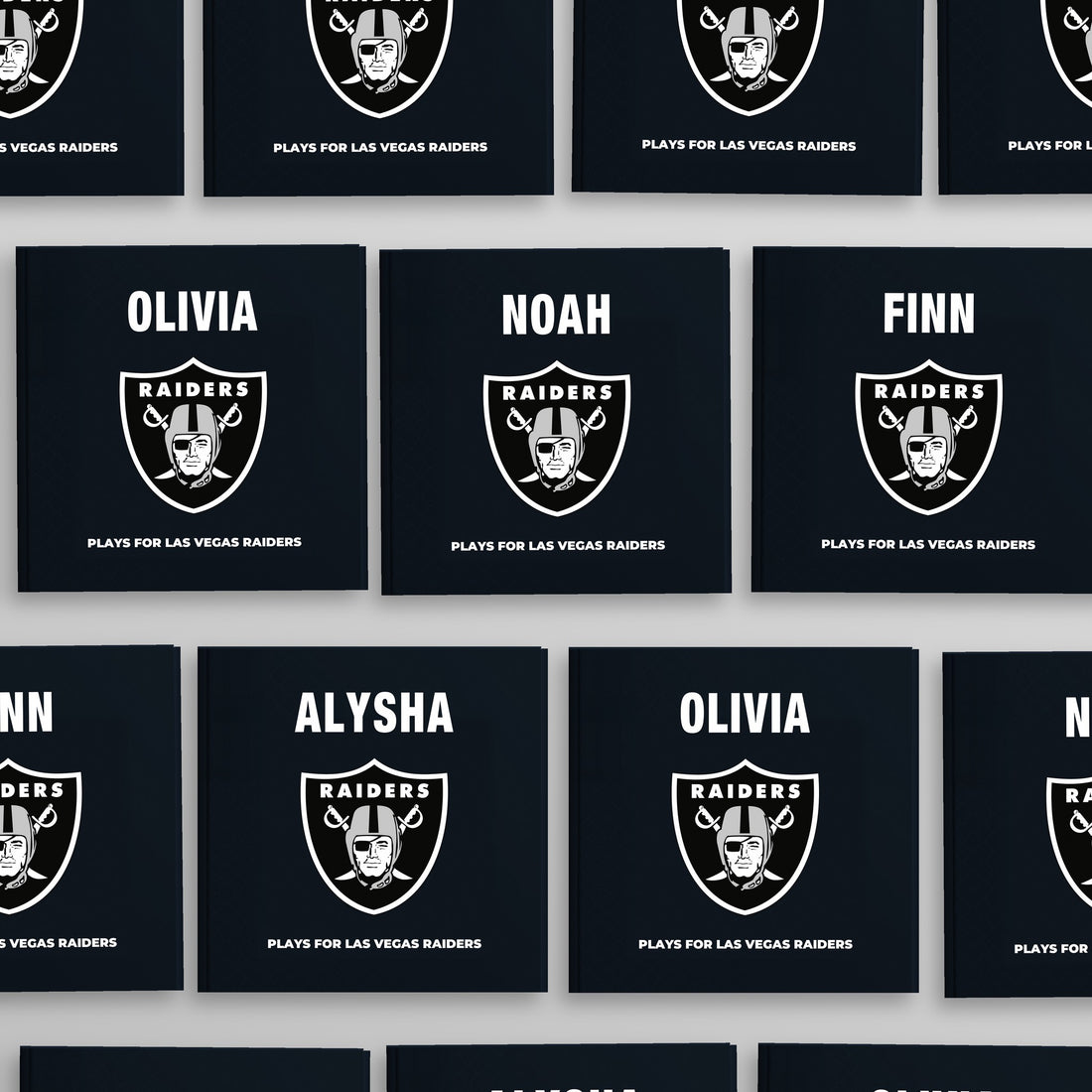 Las Vegas Raiders Personalised Storybook — Every name belongs