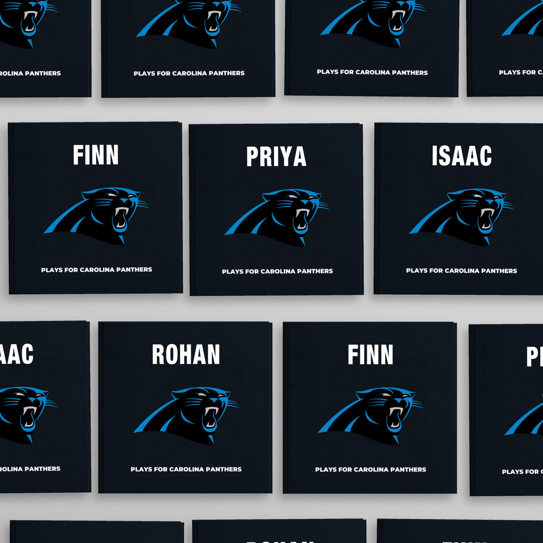 Carolina Panthers Personalised Storybook — Every name belongs