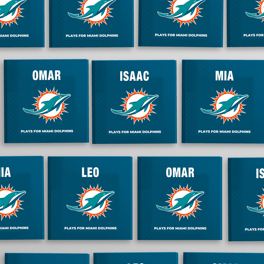 Miami Dolphins Personalised Storybook — Every name belongs