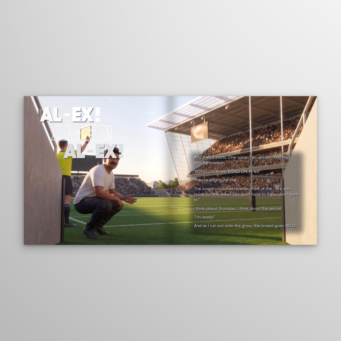 New Zealand Rugby Personalised Storybook — The crowd chants their name