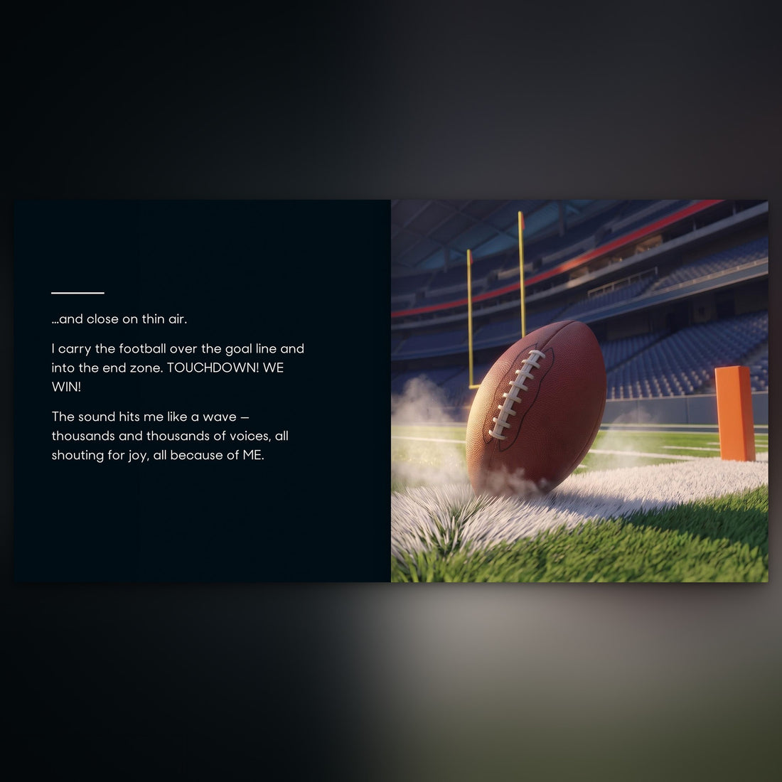 Houston Texans Personalised Storybook — The winning touchdown