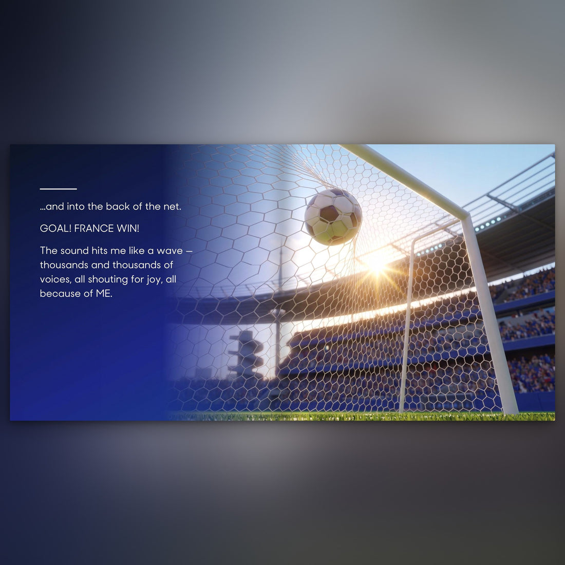 France Personalised Storybook — The winning goal