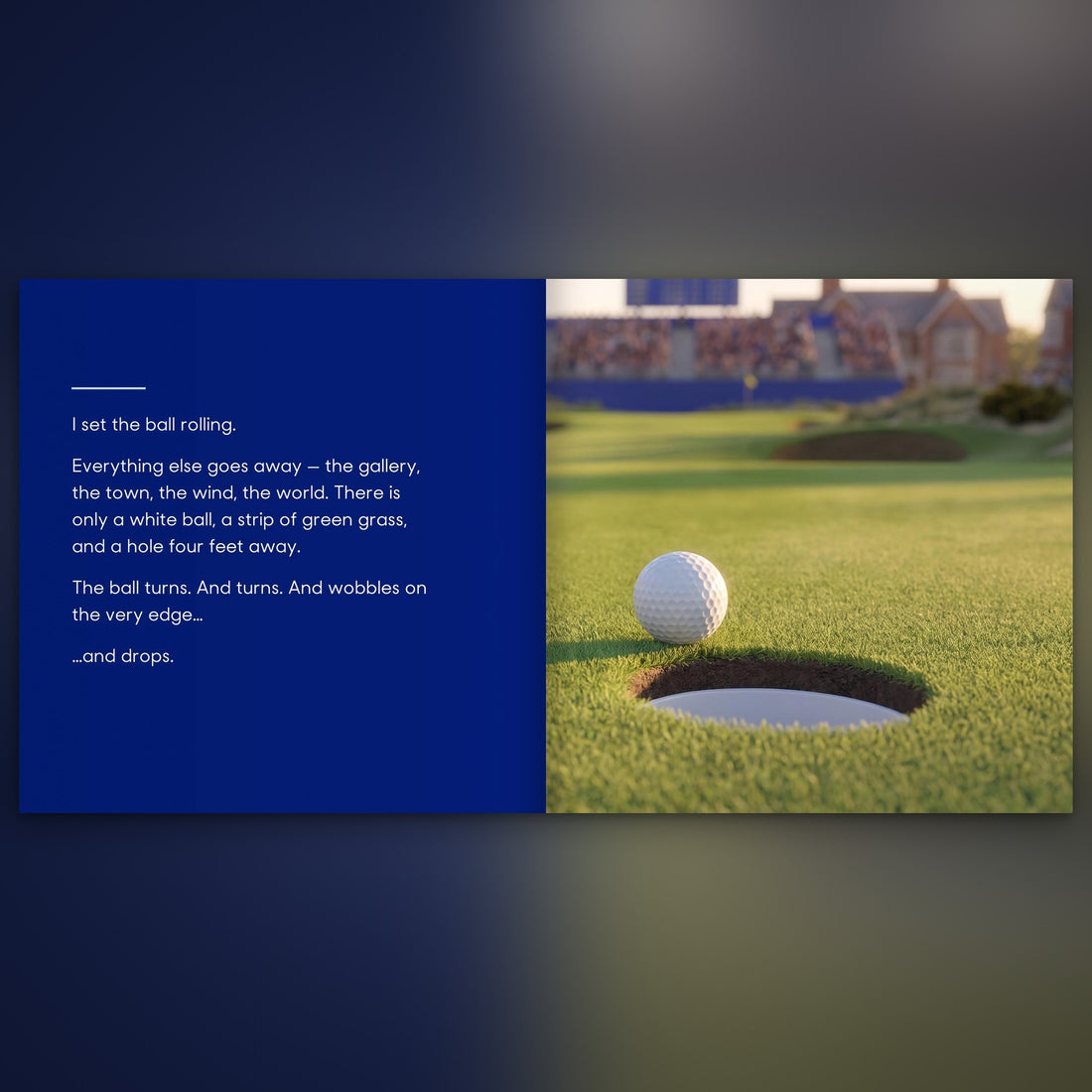 AIG Women's Open Personalised Storybook — The putt that drops