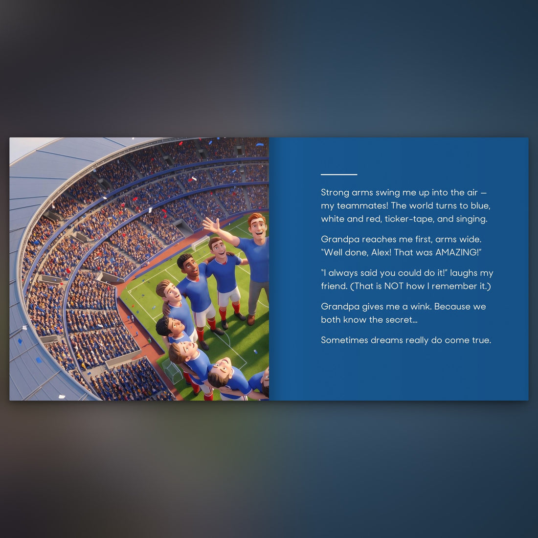 France Personalised Storybook — Their champion page