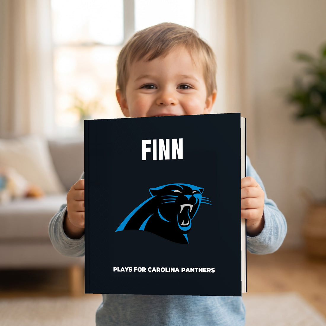 Carolina Panthers Personalised Storybook — Loved at home