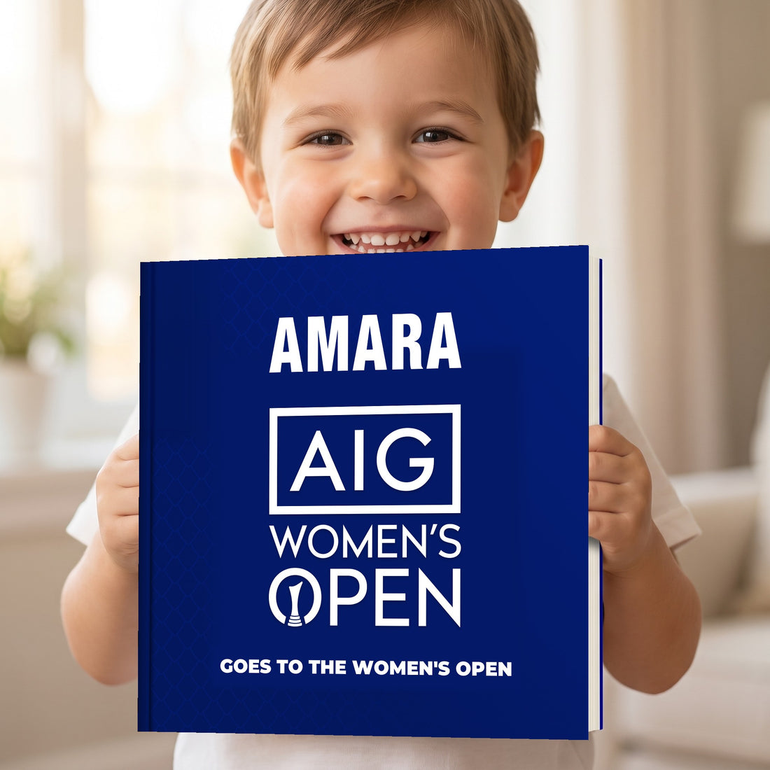 AIG Women's Open Personalised Storybook — Loved at home