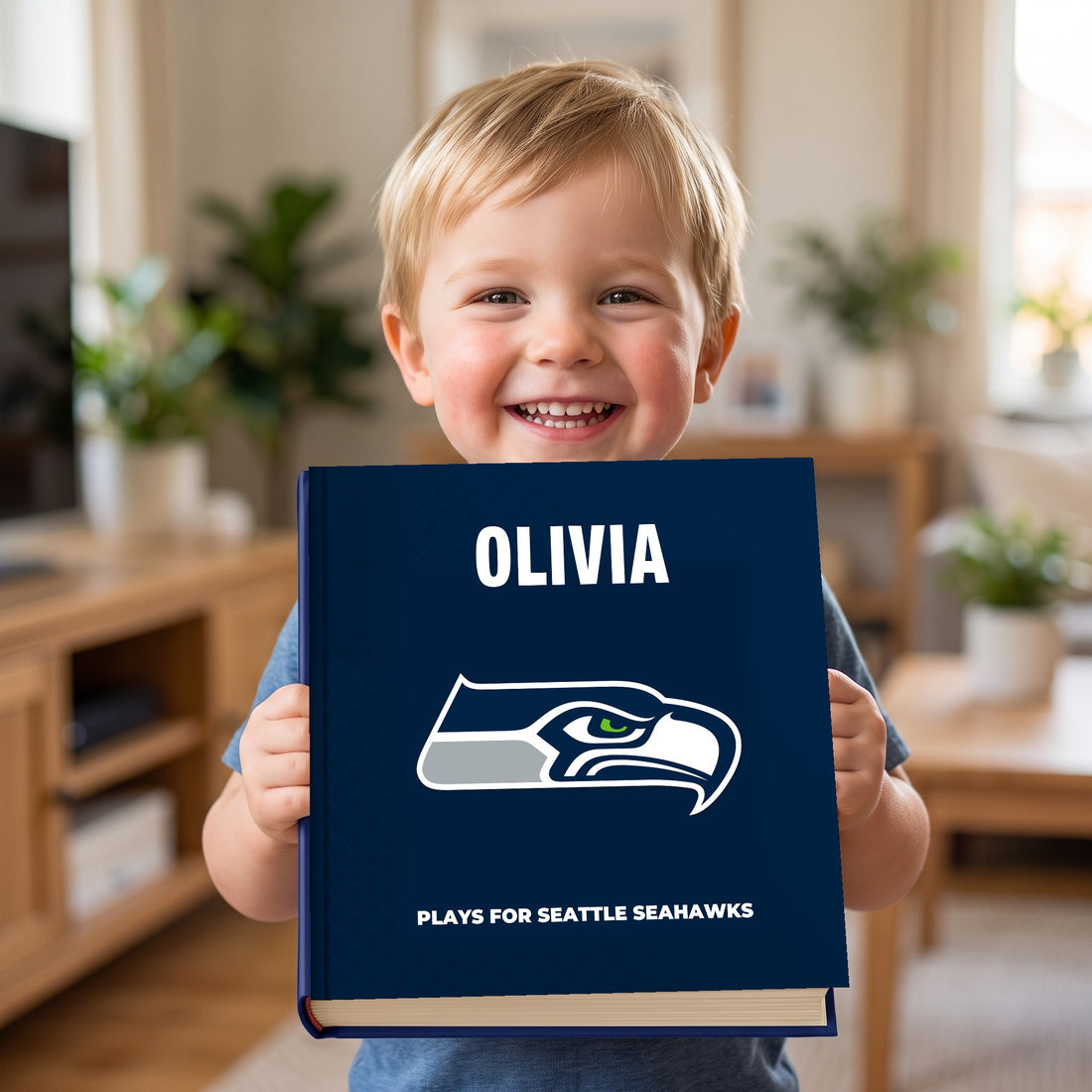 Seattle Seahawks Personalised Storybook — Loved at home