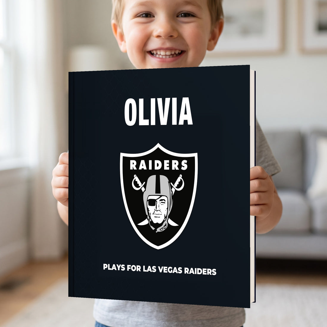 Las Vegas Raiders Personalised Storybook — Loved at home