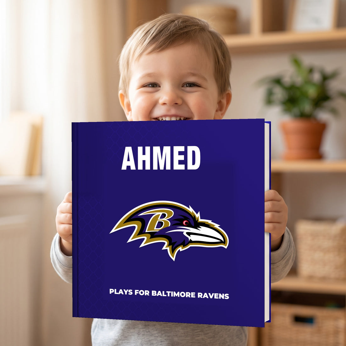 Baltimore Ravens Personalised Storybook — Loved at home