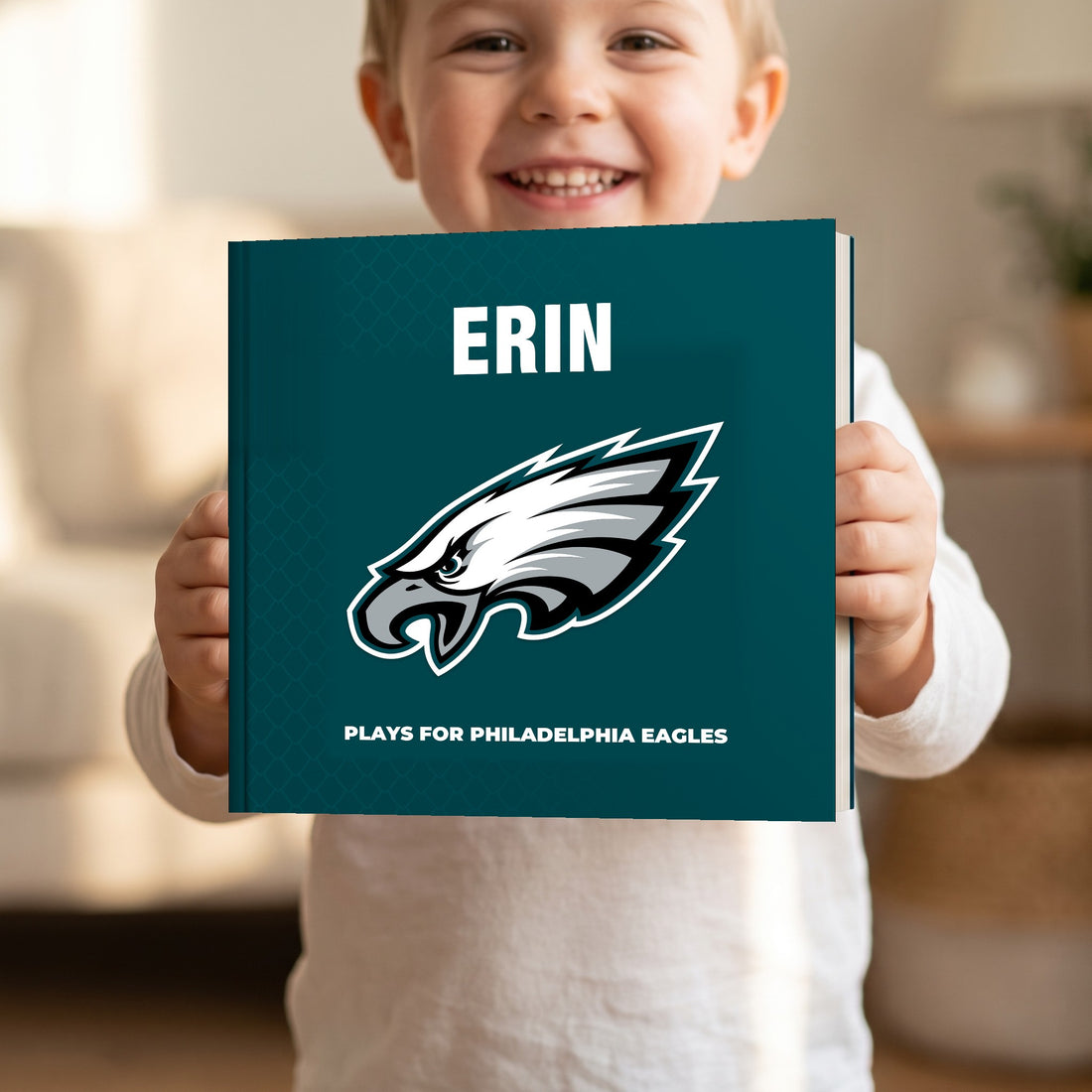 Philadelphia Eagles Personalised Storybook — Loved at home