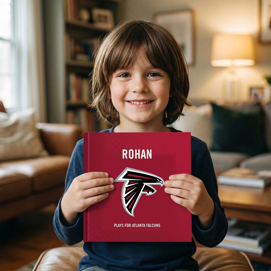 Atlanta Falcons Personalised Storybook — Loved at home