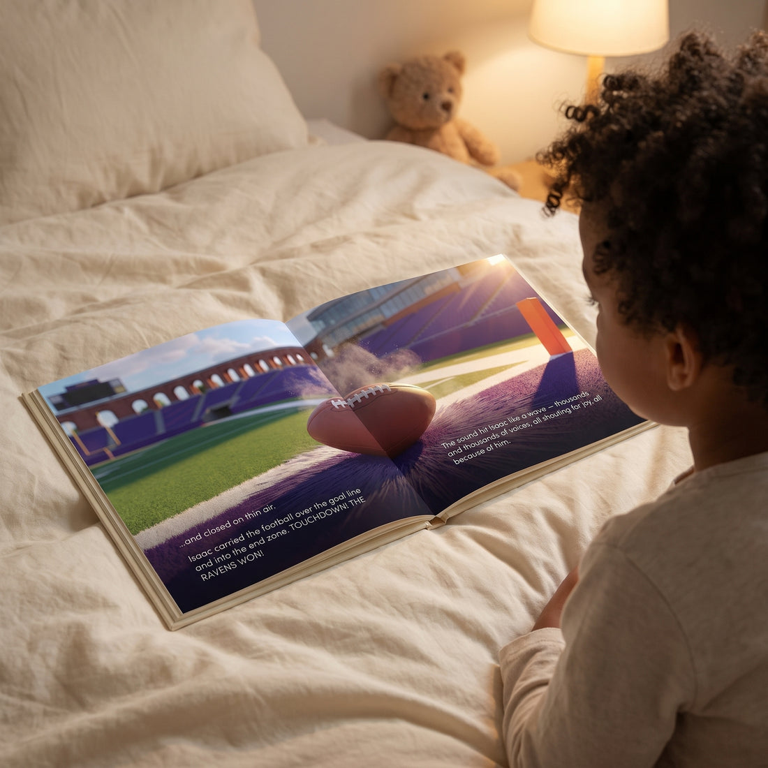 Baltimore Ravens Personalised Storybook — The winning touchdown