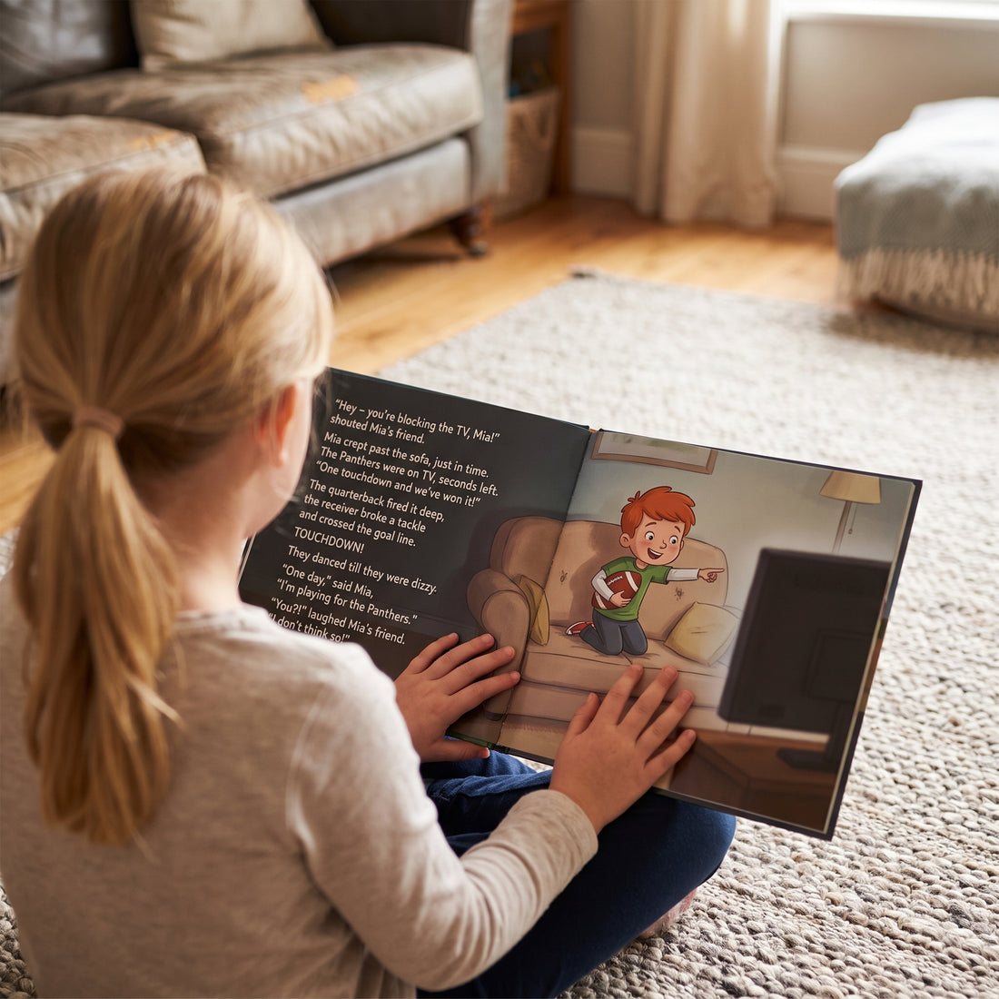 Carolina Panthers Personalised Storybook — Where the dream begins