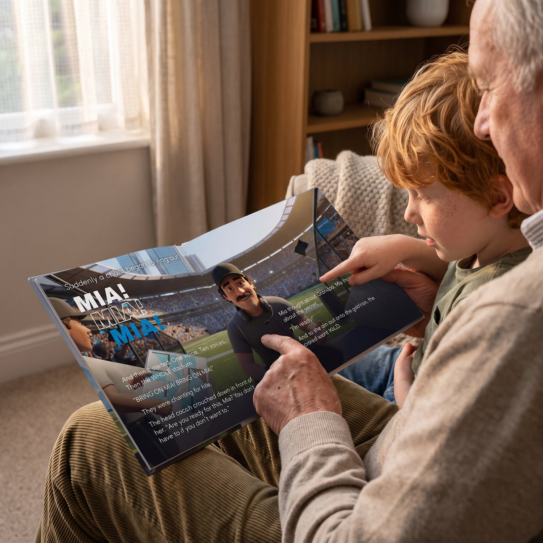 Carolina Panthers Personalised Storybook — The crowd chants their name