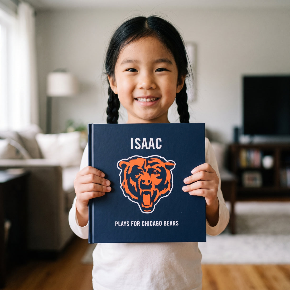 NFL Chicago Bears Personalised Storybook — Loved at home