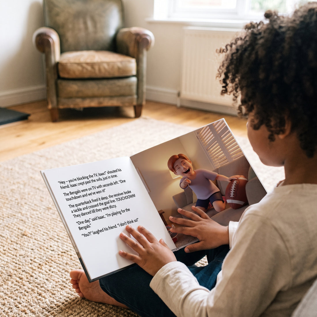 Cincinnati Bengals Personalised Storybook — Where the dream begins