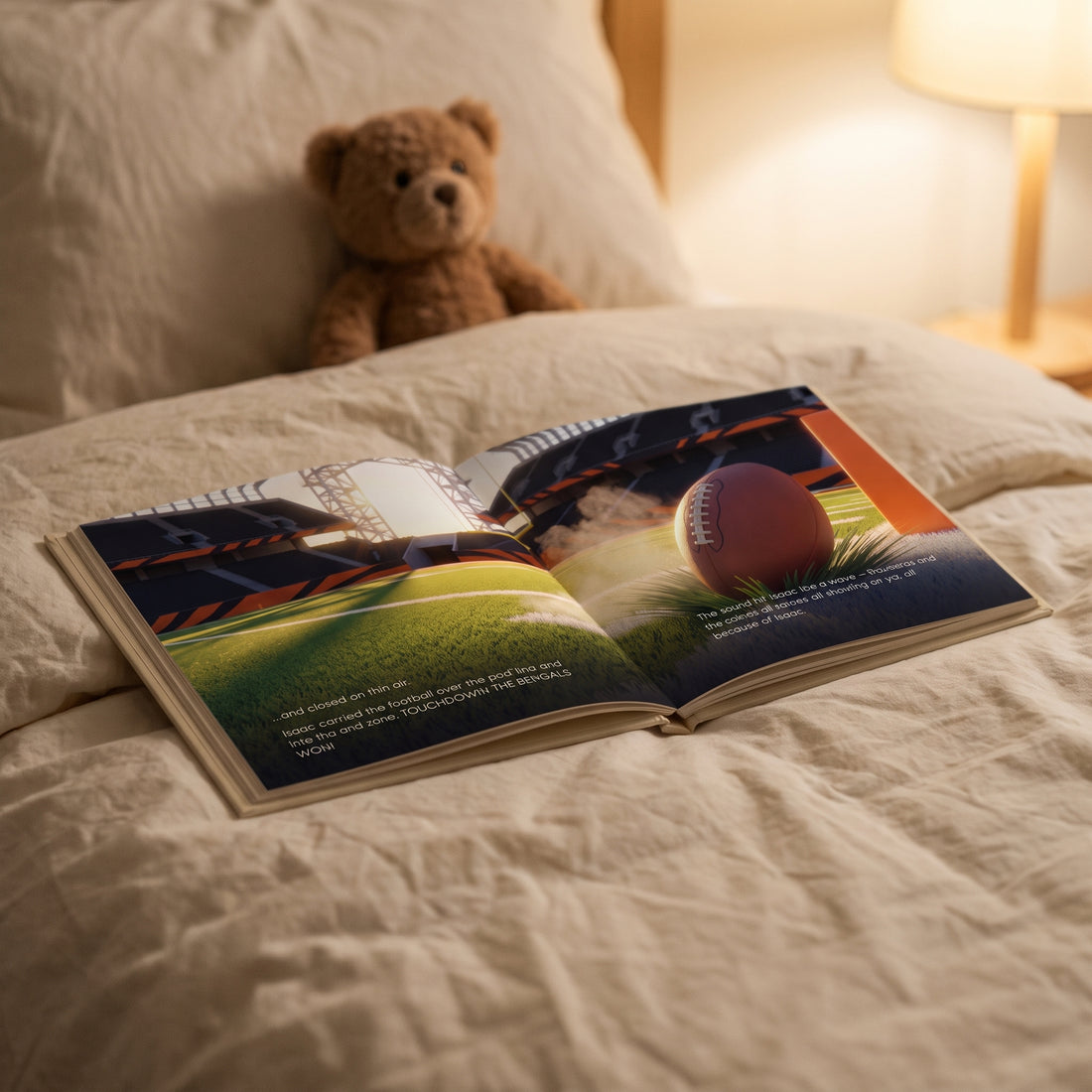 Cincinnati Bengals Personalised Storybook — The winning touchdown