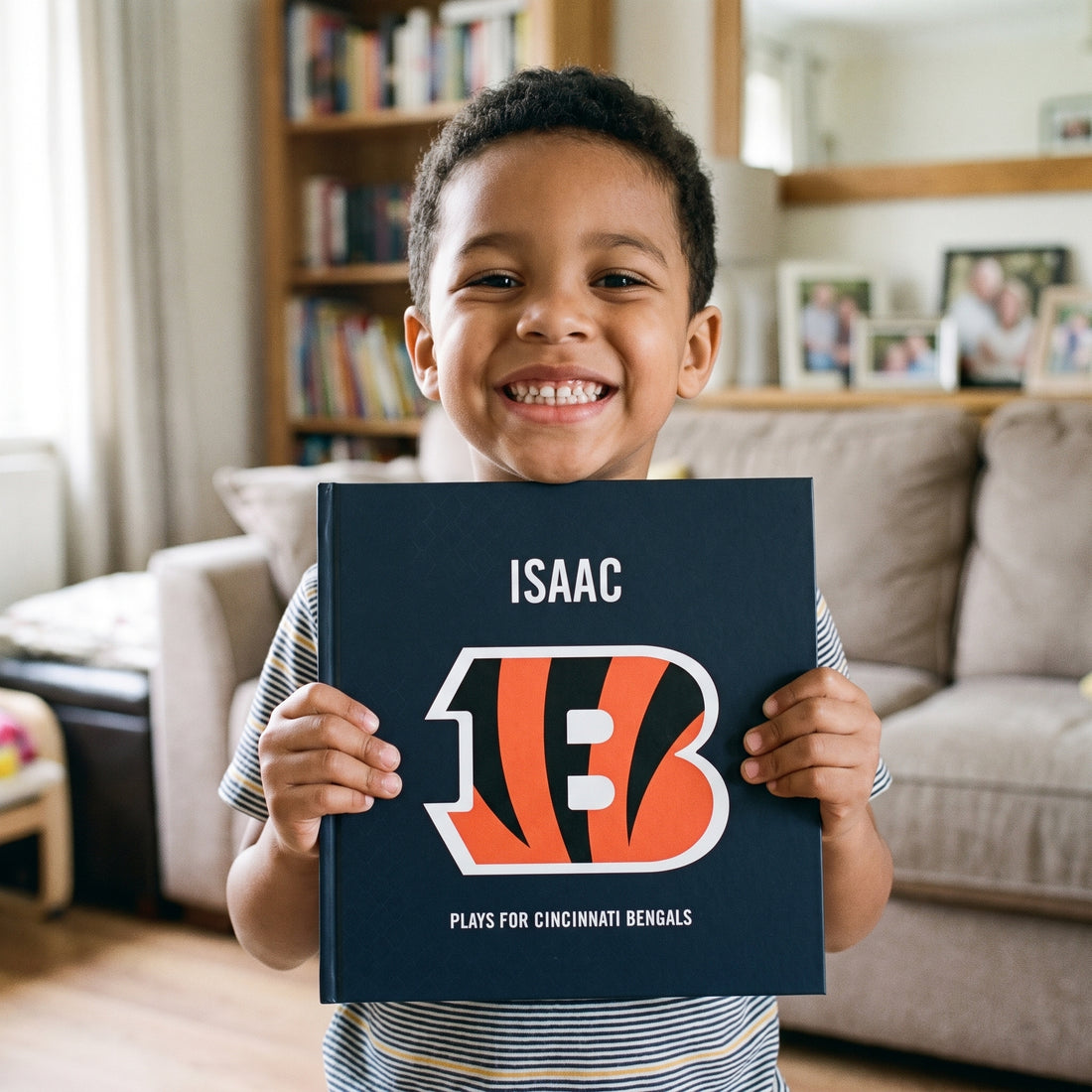 Cincinnati Bengals Personalised Storybook — Loved at home