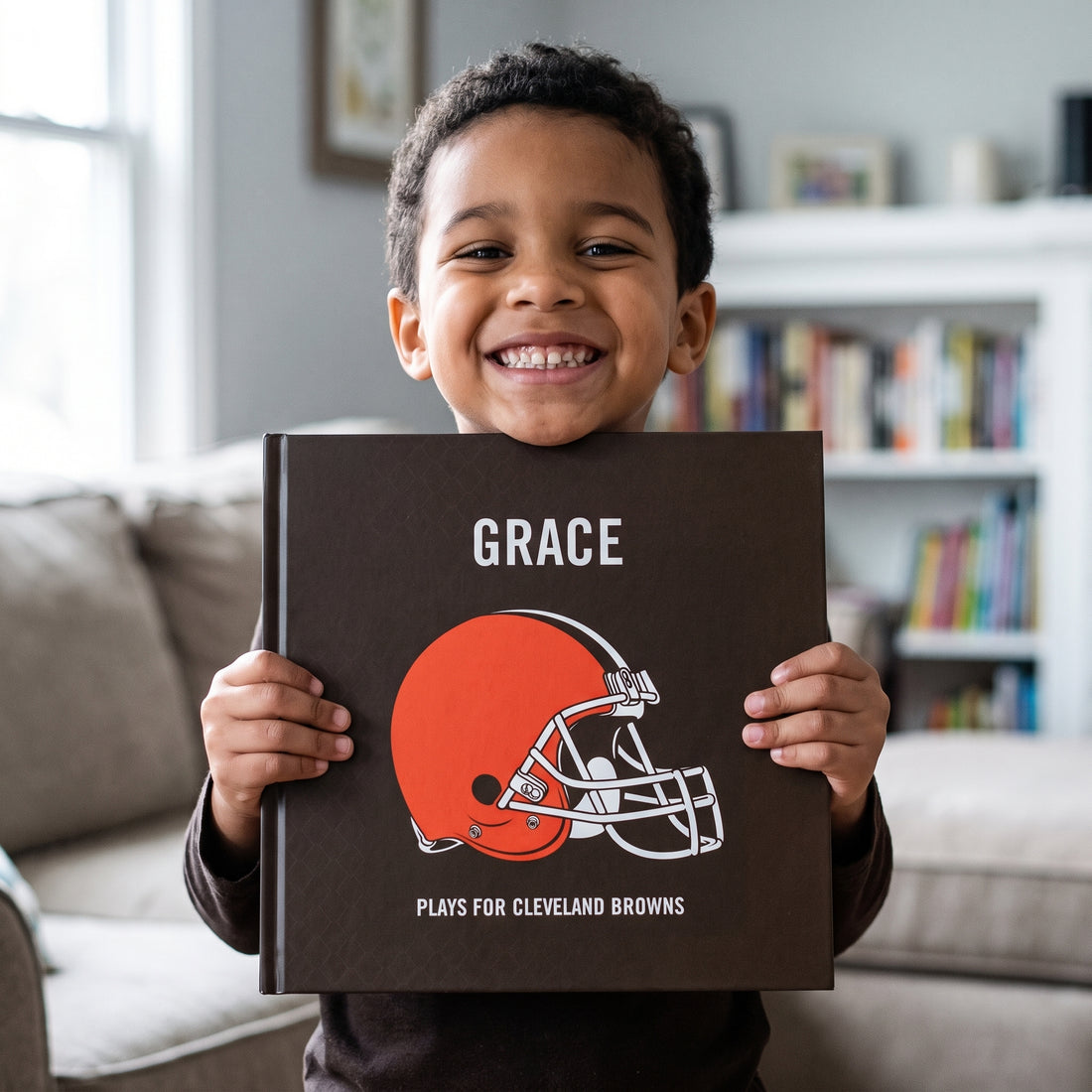 Cleveland Browns Personalised Storybook — Loved at home