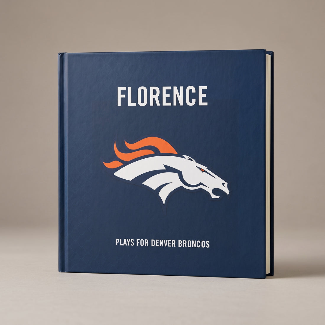 Denver Broncos Personalised Storybook — Front cover