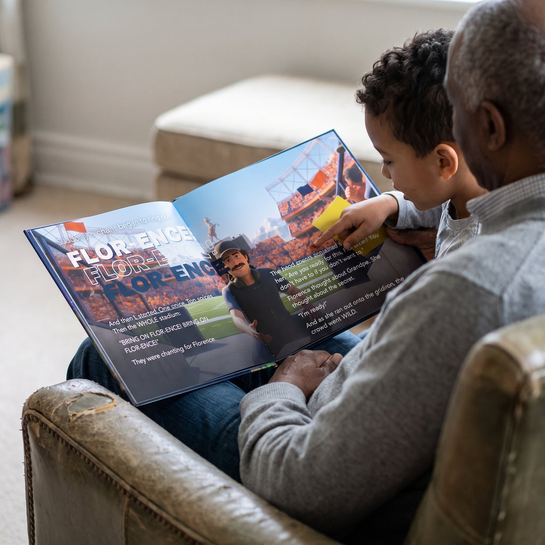 Denver Broncos Personalised Storybook — The crowd chants their name