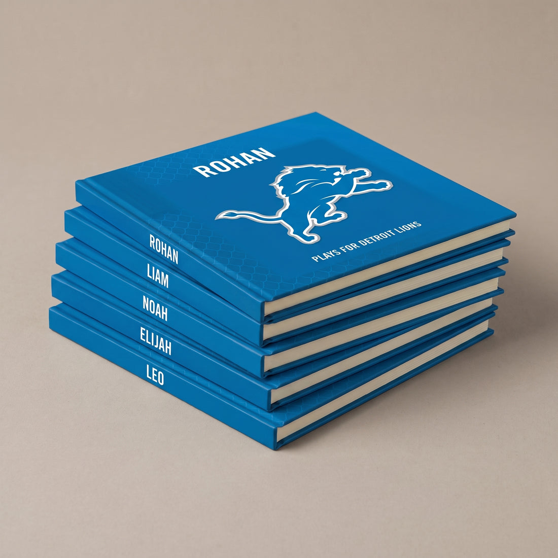 Detroit Lions Personalised Storybook — Every name belongs