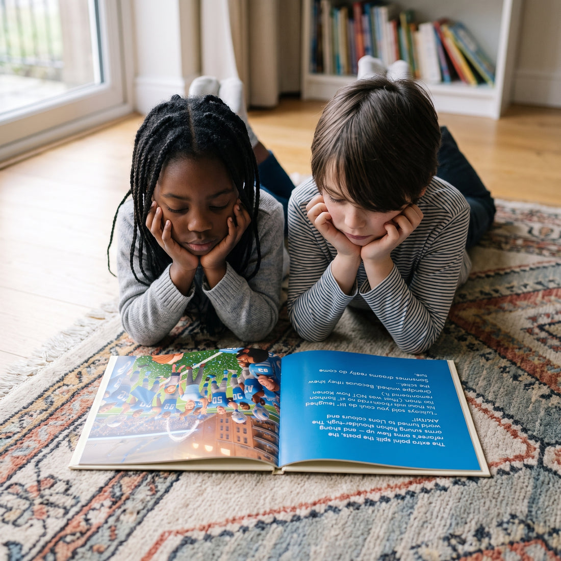 Detroit Lions Personalised Storybook — Their game-winner page