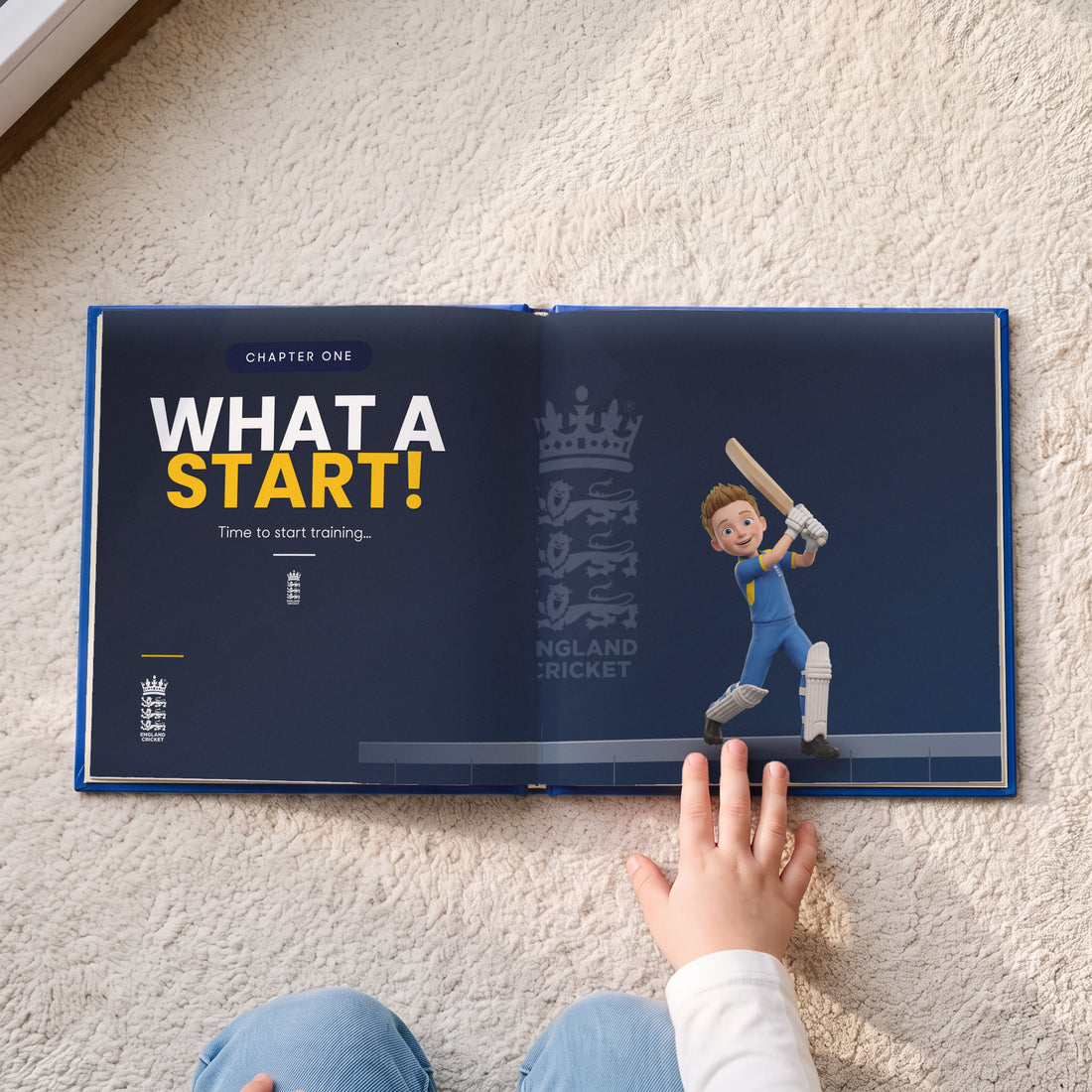 ECB Personalised Storybook — Their hero, in the England kit