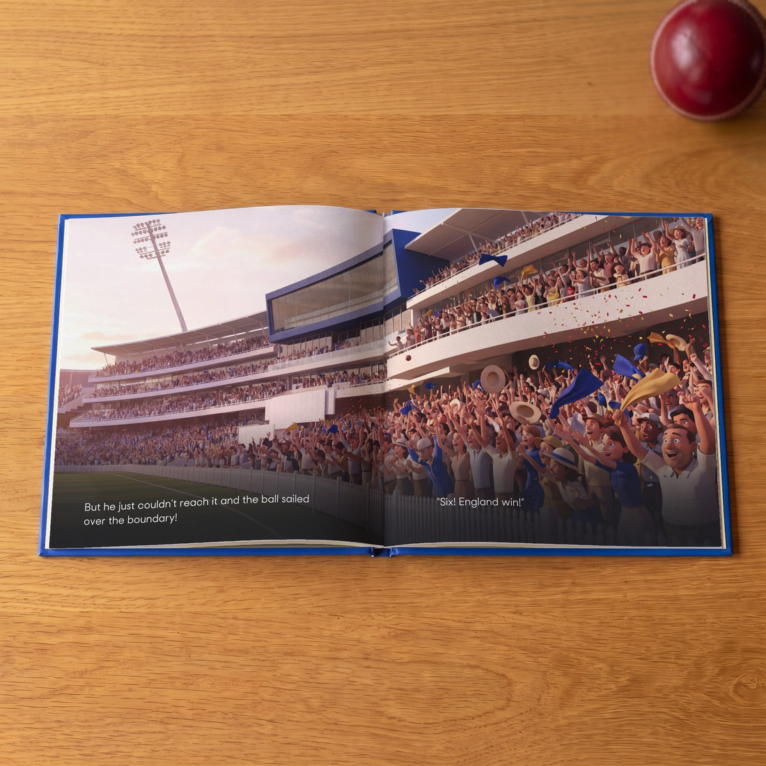 ECB Personalised Storybook — Six! England win!