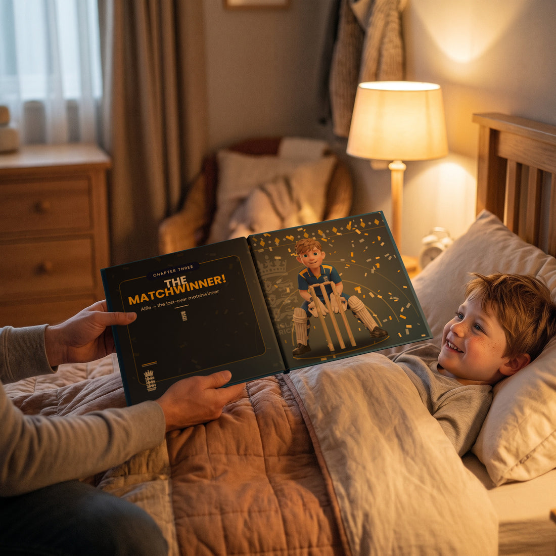 ECB Personalised Storybook — Bedtime story