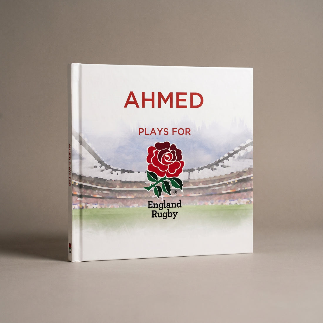 England Rugby Personalised Storybook — Front cover