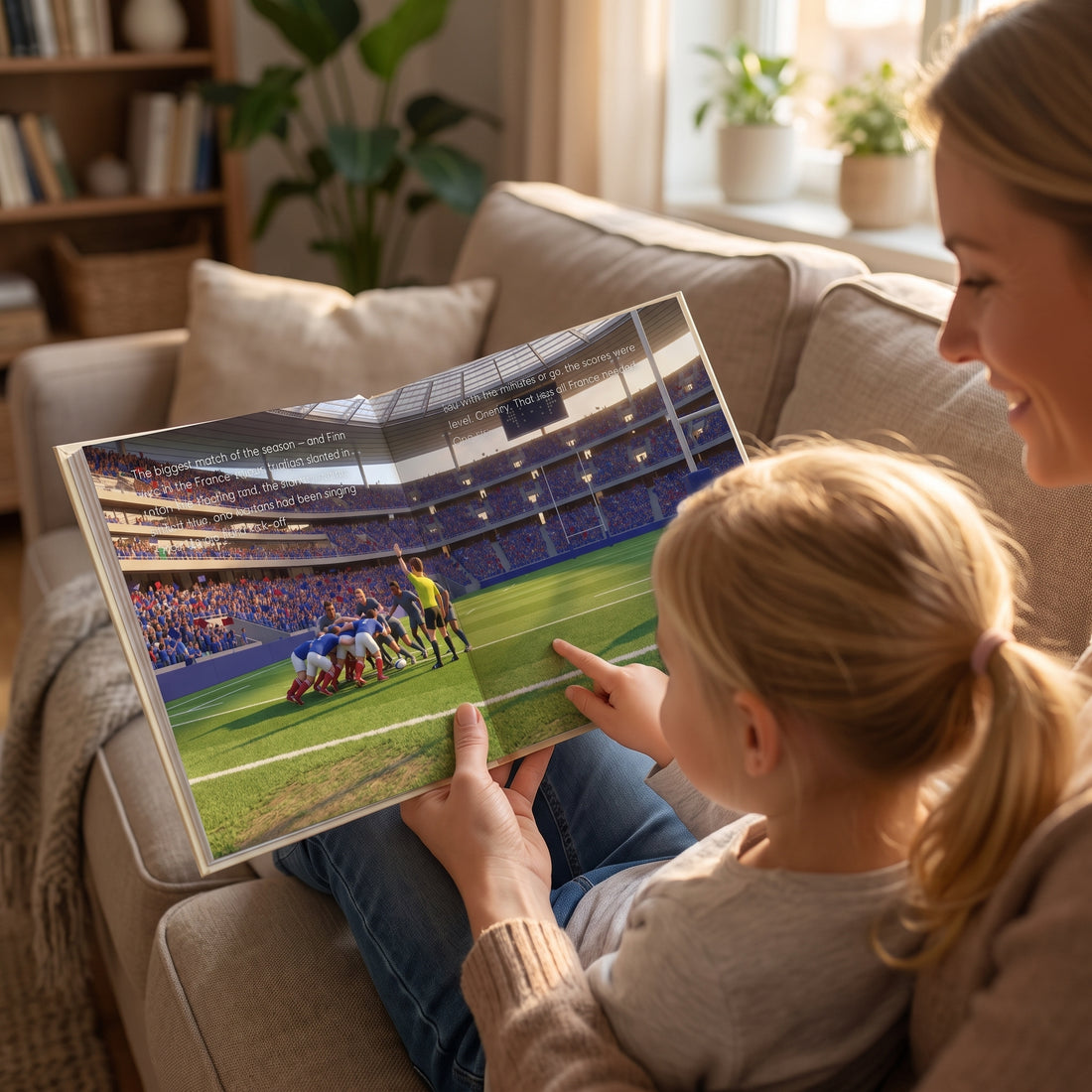 France Rugby Personalised Storybook — Their name on the shirt