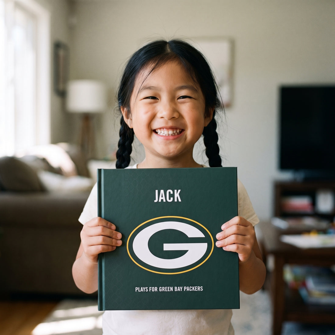 Green Bay Packers Personalised Storybook — Loved at home