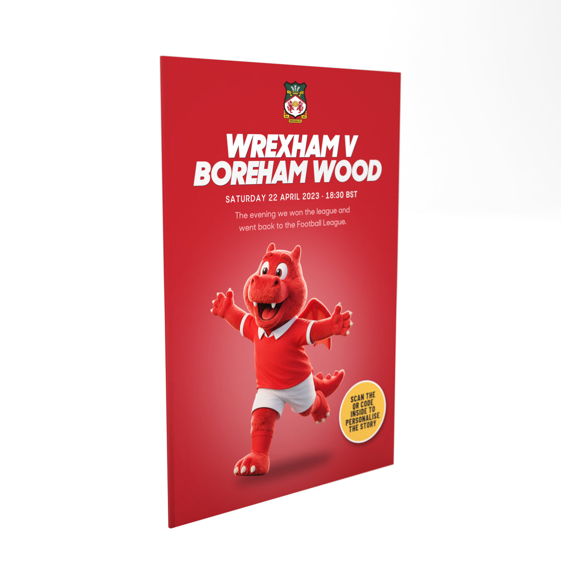 Wrexham v Boreham Wood: Historic Moments, Book 2: The book