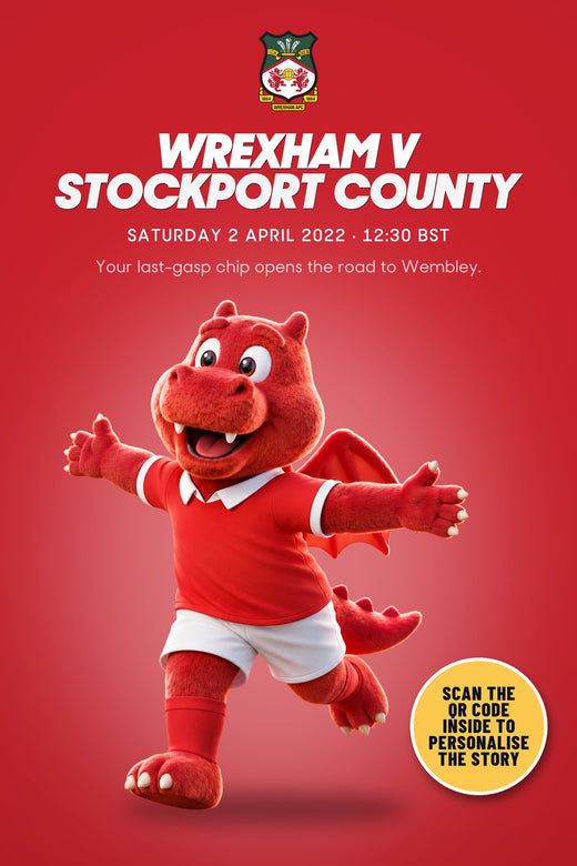 Wrexham v Stockport County, Historic Moments book 3 cover