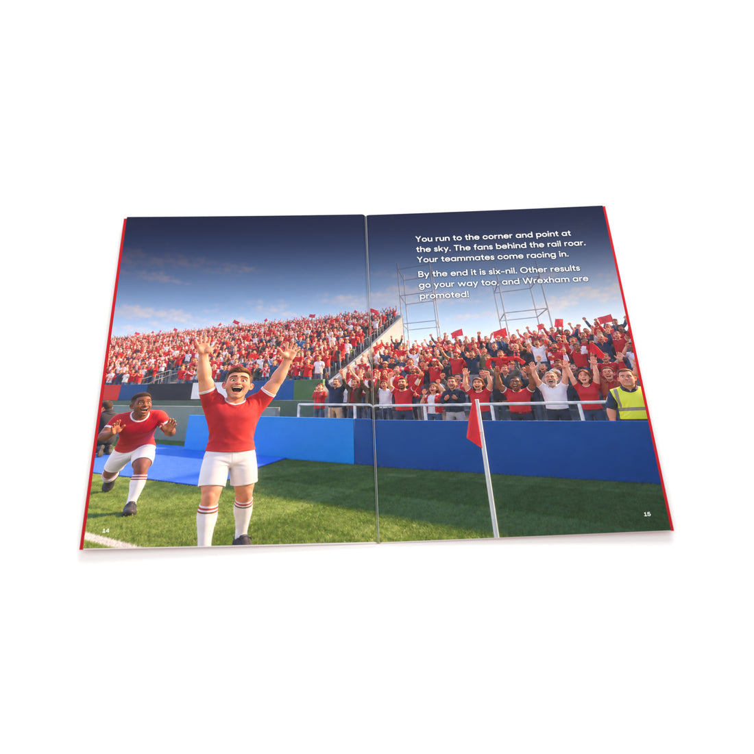 Wrexham v Forest Green Rovers: Historic Moments, Book 9: Inside: the celebration