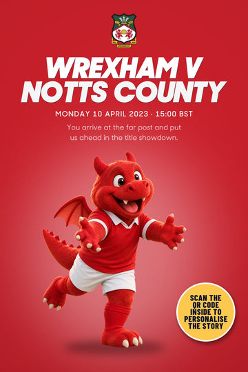 Historic Moments: Wrexham v Notts County, Book 10. Quick buy edition front cover