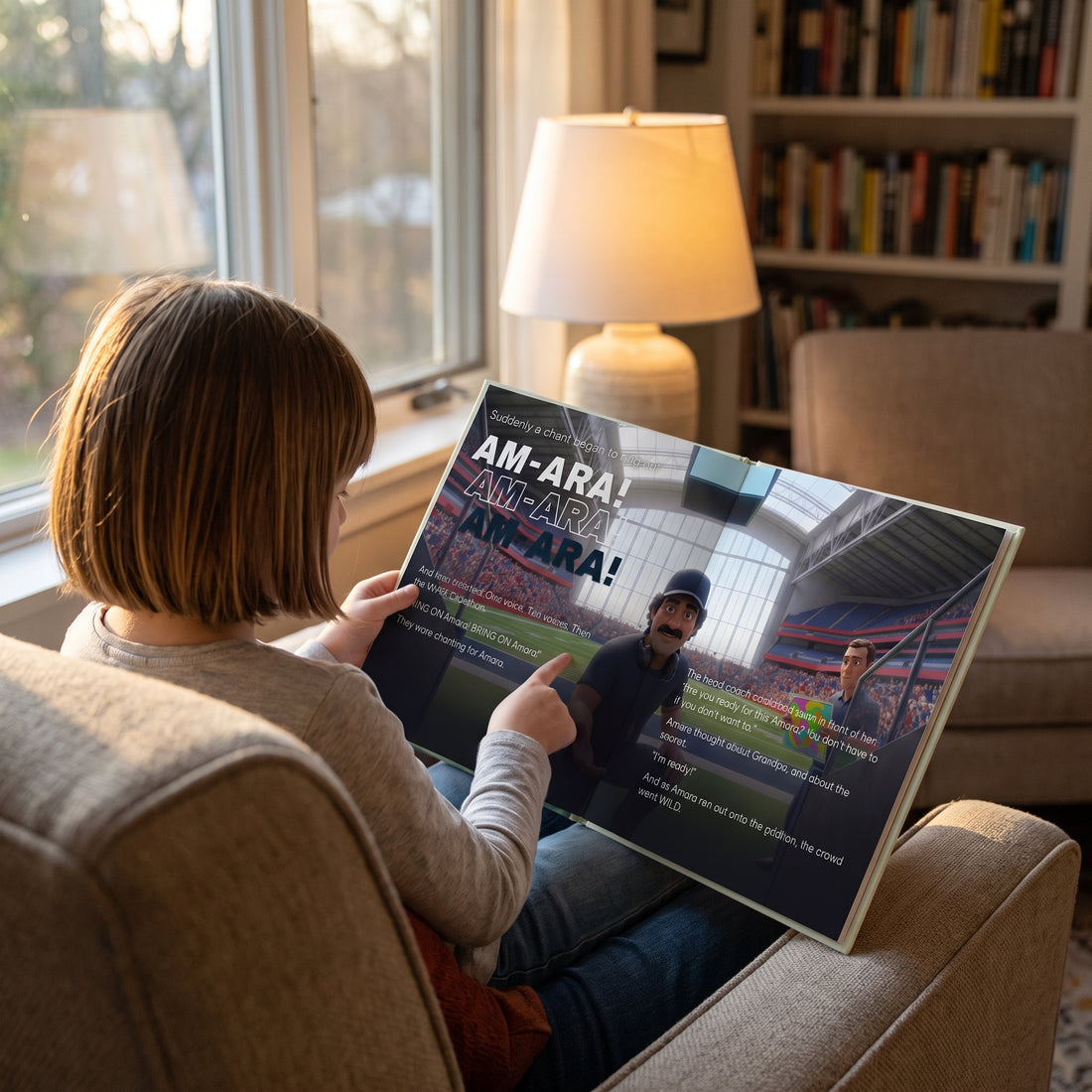 Houston Texans Personalised Storybook — The crowd chants their name