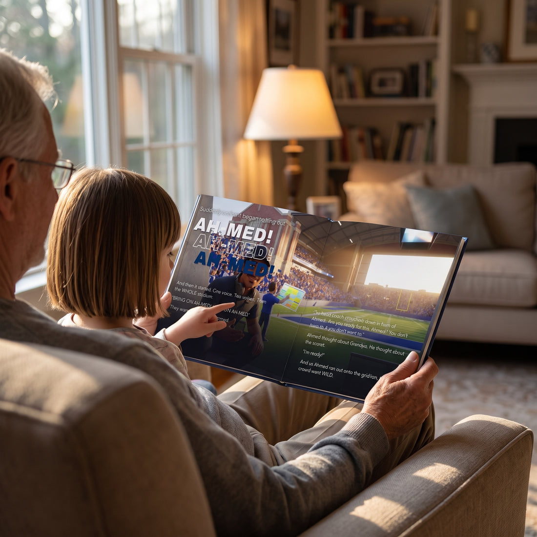 Indianapolis Colts Personalised Storybook — The crowd chants their name