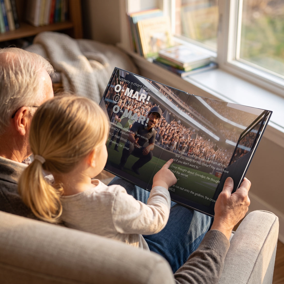 Las Vegas Raiders Personalised Storybook — The crowd chants their name