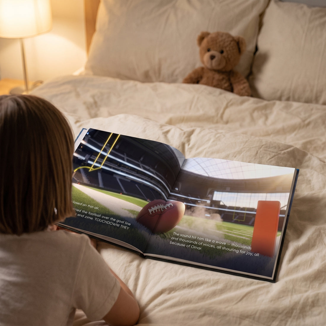 Las Vegas Raiders Personalised Storybook — The winning touchdown